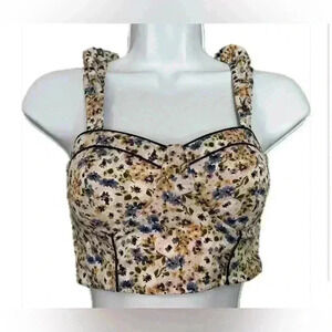 B.O.G Collection Floral Crop Top (404)
